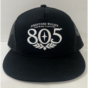 Firestone Walker Brewing‎ Company 805 Flat Bill Snapback Cap Hat One Size OS